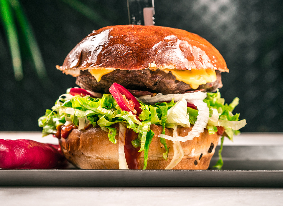 Hot burger
